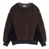 C.E : CAV EMPT-BOA FLEECE CREW NECK - Charcoal