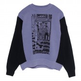 C.E : CAV EMPT-MD INTERMEZZO CREW NECK - LIlac