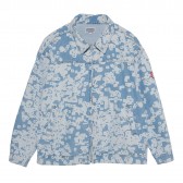 C.E : CAV EMPT-NOISE WASHED DENIM JACKET - Indigo
