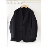 COMOLI-モールスキン スモーキングジャケット - Black