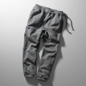 CURLY-STATIC RIB TROUSERS