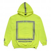 ELVIRA-REFLECT FRAME HOODY - Yellow