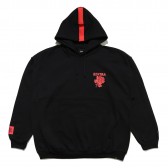 ELVIRA-RETRO ROSE HOODY - Black