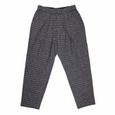 ESSAY-P-1 TAPERED SLACKS - Black Check