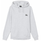 STUSSY-Basic Stussy Hood - Ash Heather