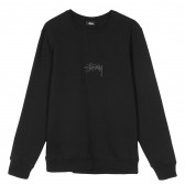 STUSSY-Stock App. Crew - Black