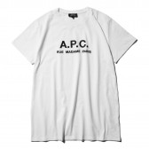 A.P.C.-T-SHIRTS JIMMY RUE MADAME emb 19PC JPS - White