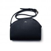 A.P.C.-ハーフムーンバッグ - エンボス加工 - Dark Navy