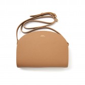 A.P.C.-ハーフムーンバッグ - エンボス加工 - Marrons Glaces