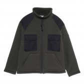 C.E : CAV EMPT-BOA FLEECE ZIP UP - Charcoal