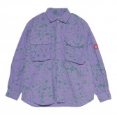 C.E : CAV EMPT-NOISE FLANNEL BIG SHIRT #2 - Lilac