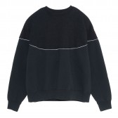 C.E : CAV EMPT-WHITE LINE CREW NECK - Black