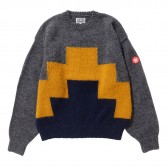 C.E : CAV EMPT-ZIGGURAT KNIT GREY - Grey