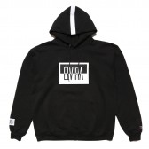 ELVIRA-REVERSAL BOX HOODY - Black