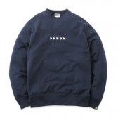 FreshService-LOOPWHEELER × FreshService Crew Neck Sweat - Navy