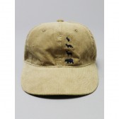 MOUNTAIN RESEARCH-Animal Cap - 動物刺繍 - Beige