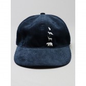 MOUNTAIN RESEARCH-Animal Cap - 動物刺繍 - Navy