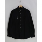 MOUNTAIN RESEARCH-B.D. - 動物刺繍 Cotton Flannel - Black