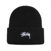 STUSSY-Stock Fa18 Cuff Beanie - Black