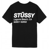 STUSSY-Surf & Sport Tee - Black