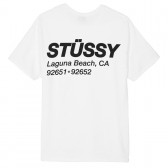 STUSSY-Surf & Sport Tee - White
