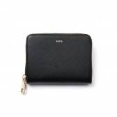 A.P.C.-Emmanuelle コンパクトウォレット - Black