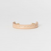 Hender Scheme-not lying jewelry bangle brass S - Natural