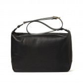LEATHER & SILVER MOTO-BAG18 ショルダーバッグ - Black
