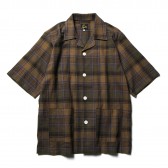 Needles-Cabana Shirt - C:L Cloth : Plaid - Dk.Brown : Olive