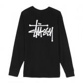 STUSSY-Basic Stussy Ls Tee - Black