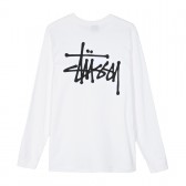 STUSSY-Basic Stussy Ls Tee - White