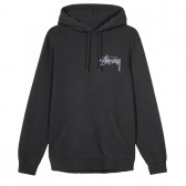 STUSSY-Stock Pig. Dyed Hood - Black