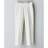 AURALEE-WASHED FINX LIGHT CHINO WIDE PANTS - Ivory