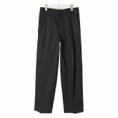 NEON SIGN-WIDE WORK SLACKS - Black