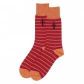 C.E : CAV EMPT-EMP STRIPE SOCKS - Pink