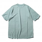 DESCENTE PAUSE-MERINO WOOL H:S T-SHIRT - Emerald Blue