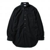 ENGINEERED GARMENTS-19th BD Shirt - Superfine Poplin - Black