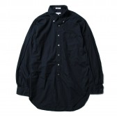 ENGINEERED GARMENTS-19th BD Shirt - Superfine Poplin - Dk.Navy