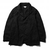 ENGINEERED GARMENTS-Bedford Jacket:Solid - 6.5oz Flat Twill - Black