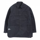 FreshService-Tool Pocket Regular Collar Utility Shirt - Black