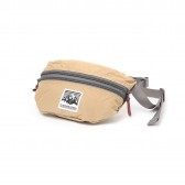 Mt.RAINIER DESIGN-ORIGINAL TWO ZIP POUCH - Khaki