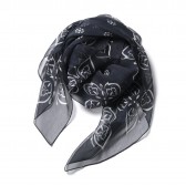 Needles-Scarf - Papillon : Silk Crepe - Charcoal