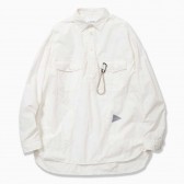 and wander-CORDURA typewriter long sleeve shirt (M) - White