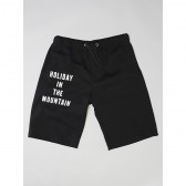 MOUNTAIN RESEARCH-Baggy Shorts - HOLIDAYロゴ - Black