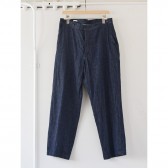 COMOLI-デニム オーバーパンツ - Navy