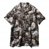 ENGINEERED GARMENTS-Camp Shirt - Botany Printed Lawn - Dk.Navy
