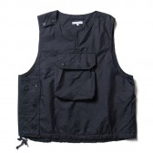 ENGINEERED GARMENTS-Cover Vest - Nylon Micro Ripstop - Dk.Navy