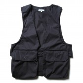 ENGINEERED GARMENTS-Fowl Vest - High Count Twill - Dk.Navy