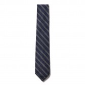 ENGINEERED GARMENTS-Neck Tie - Regimental St. - Nvy:Blk
