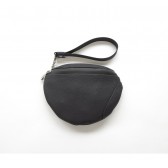 URU-LEATHER POUCH - Navy